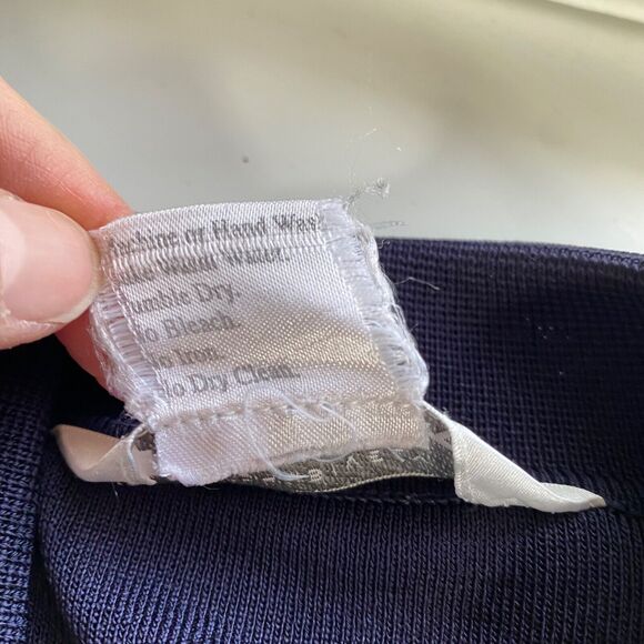 Exclusively Misook Cardigan Blazer Womens Small Jacket Office Career Button Blue - Picture 7 of 7